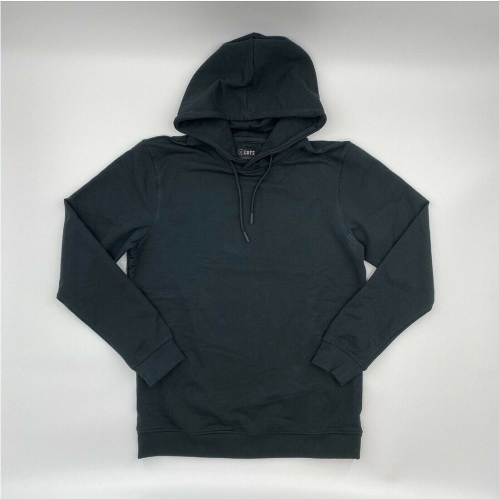 Cuts Clothing Men's Long Sleeve Hoodie Sweatshirt in Black Forest XL NWOT $118